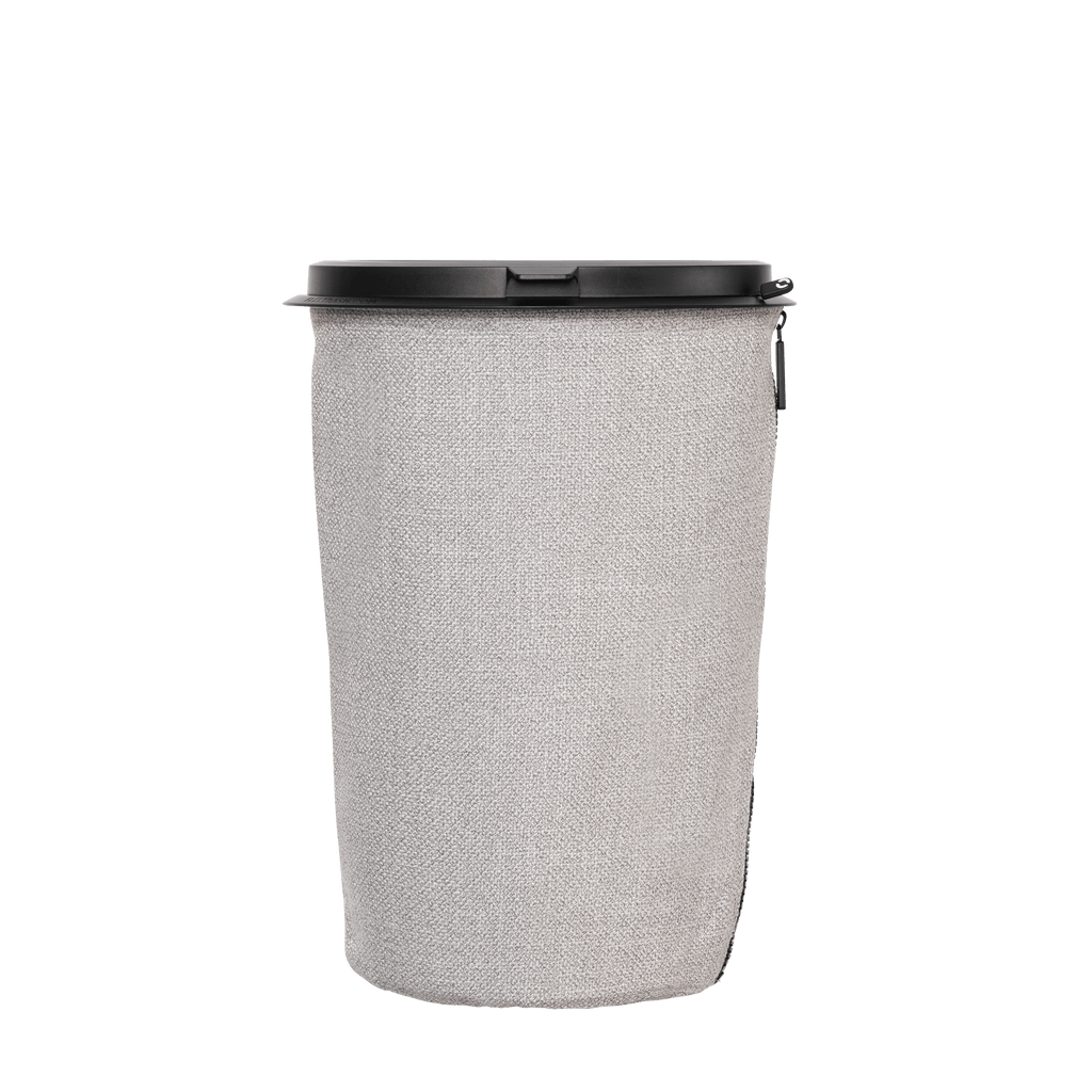 Flextrash 9 Liter Mülleimer GRAU mit Deckel (ohne Halterung)