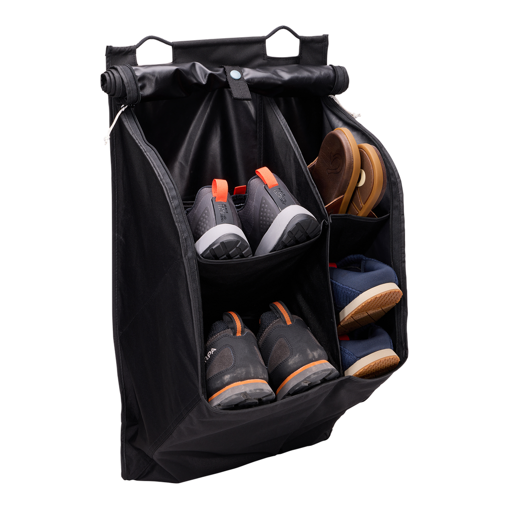 magnetischer Outdoor Organizer für Schuhe und Campingzubehör
