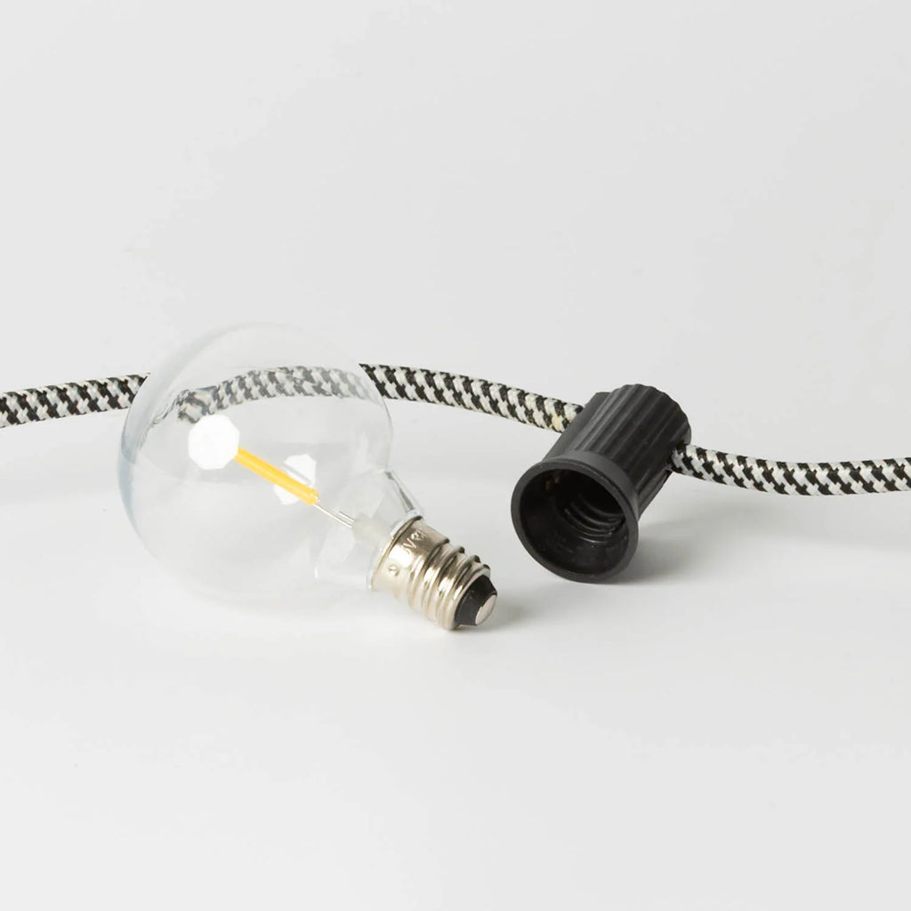 Retro Lichterkette "Ellie" - 3m - 10 Lampen - USB-C