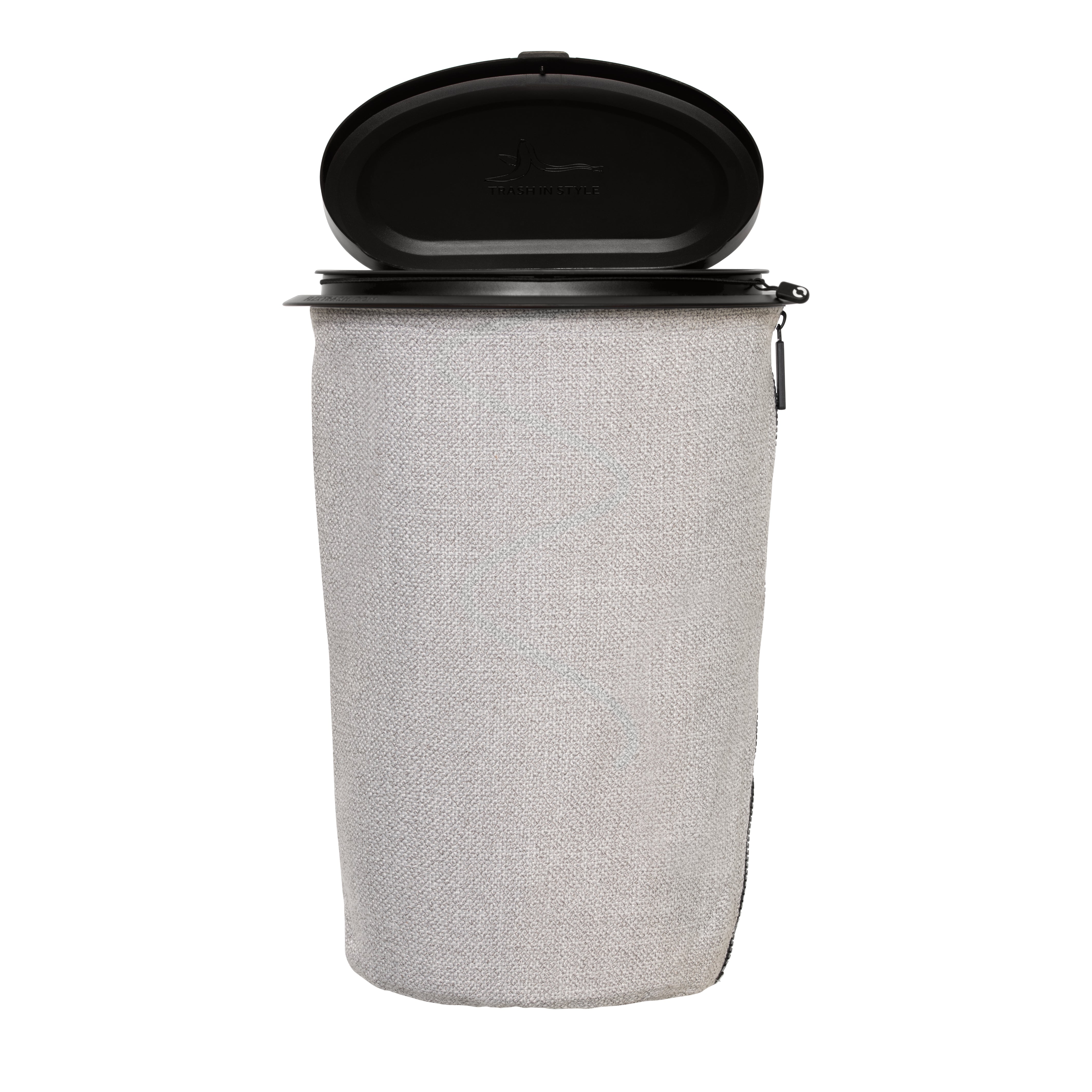 Flextrash 9 Liter Mülleimer GRAU mit Deckel (ohne Halterung) – STYYL GmbH