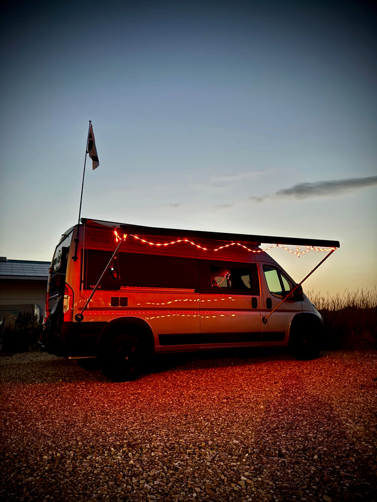 Das Leuchttau /  Stoffseil mit verbauten LEDs