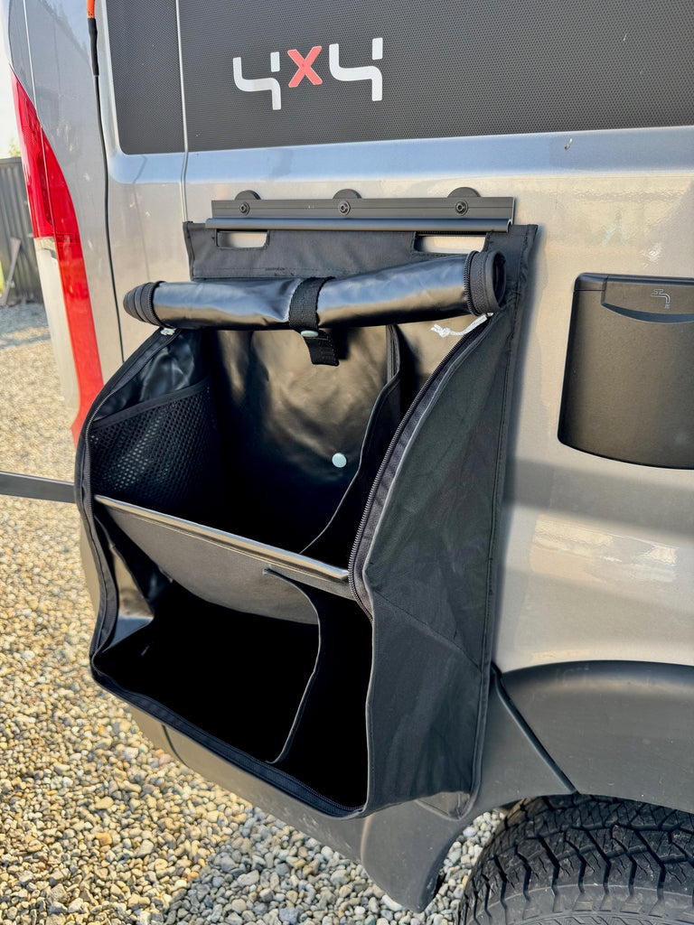 magnetischer Outdoor Organizer für Schuhe und Campingzubehör