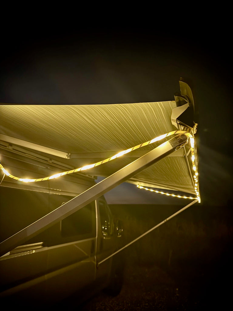 Das Leuchttau /  Stoffseil mit verbauten LEDs