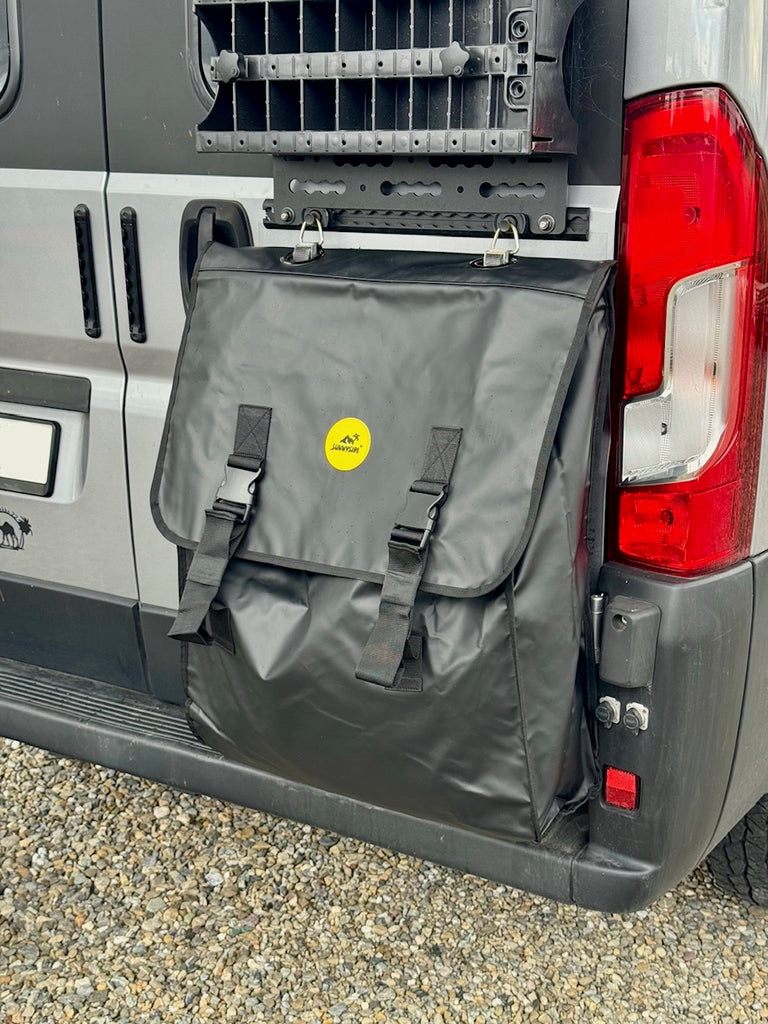 Hecktasche für Müll und Holz