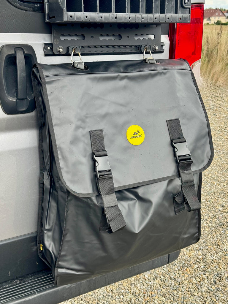 Hecktasche für Müll und Holz