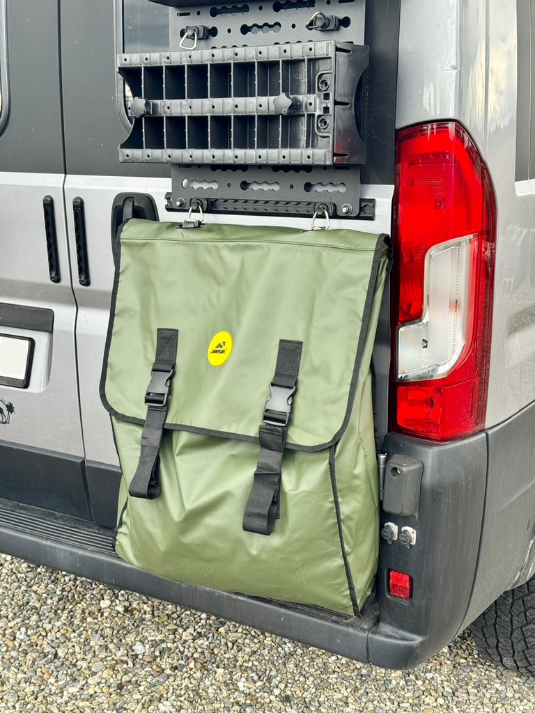 Hecktasche für Müll und Holz