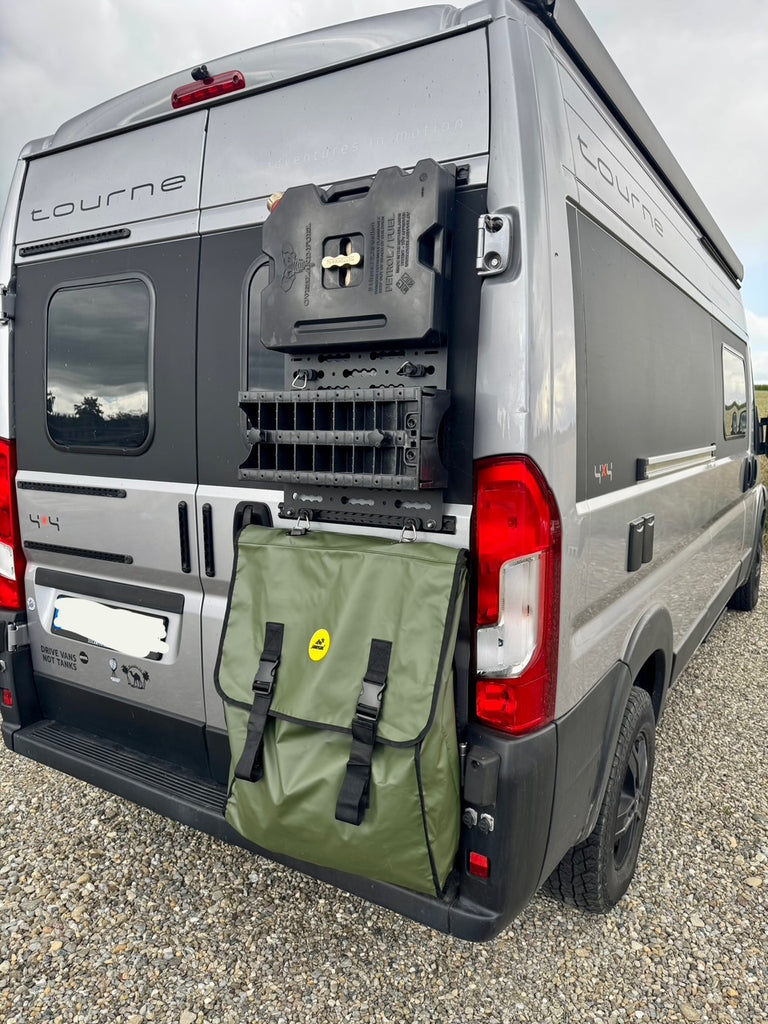 Hecktasche für Müll und Holz