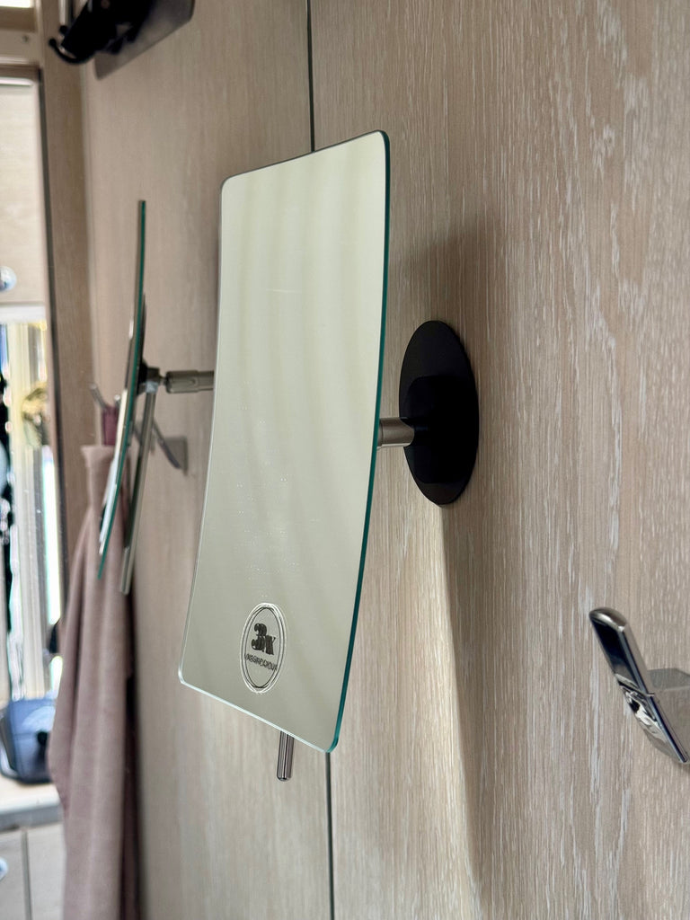 magnetischer Kosmetikspiegel 3-fach Vergrößerung und super flaches Design