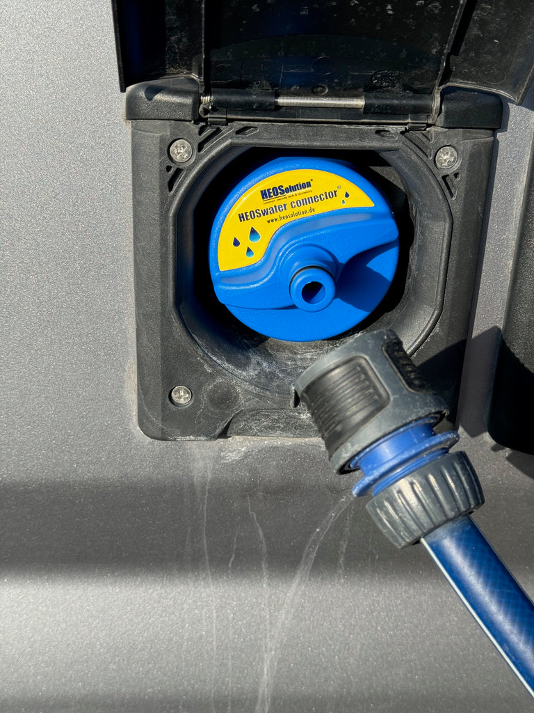 Heowater Wassertank Befüll Adapter mit Schnellanschluss z.b. für Gardena (Variante 3-Pin D:77 / 3-Pin D:67)