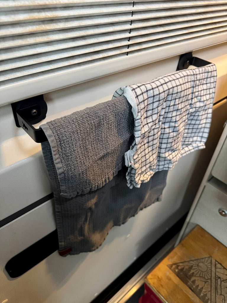 Basic magnetische Geschirr-Handtuchstange 41cm / Magnet inkl. Haftgründe zum kleben