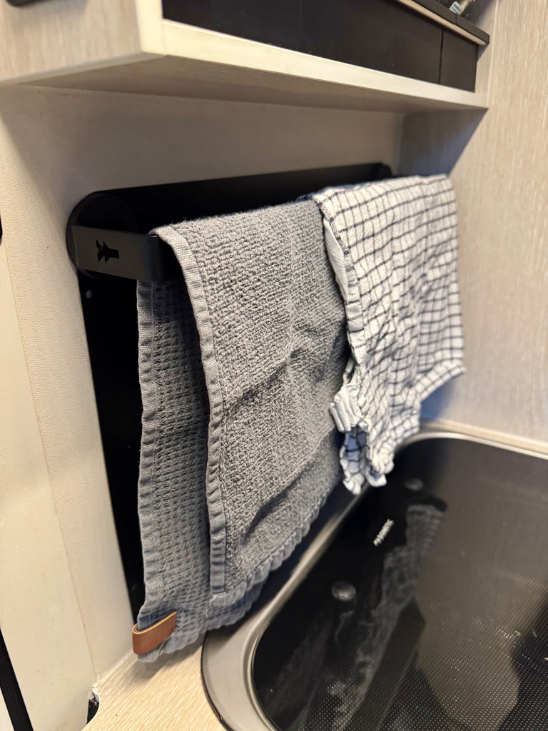 Basic magnetische Geschirr-Handtuchstange 41cm / Magnet inkl. Haftgründe zum kleben