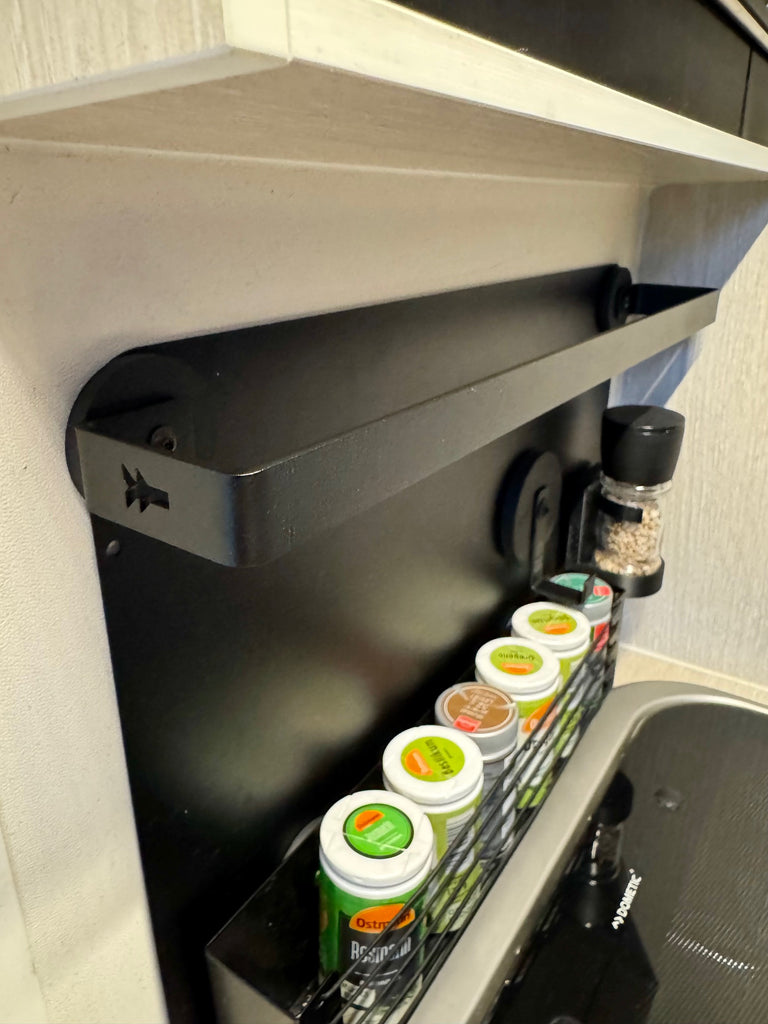 Basic magnetische Geschirr-Handtuchstange 41cm / Magnet inkl. Haftgründe zum kleben