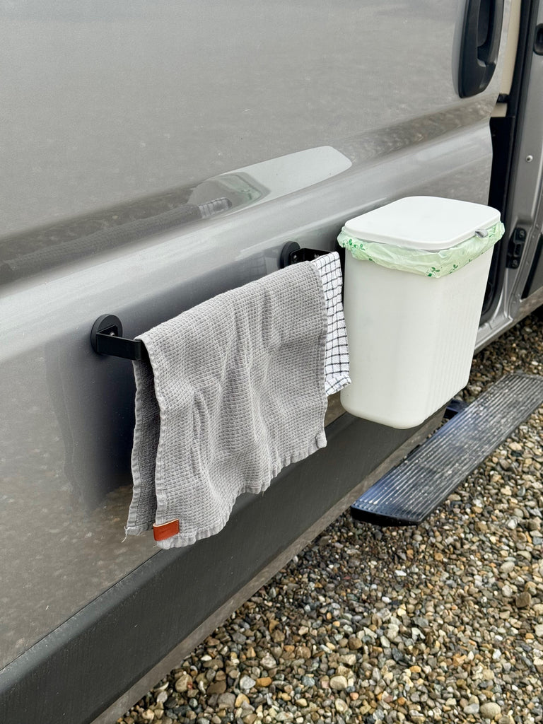 Basic magnetische Geschirr-Handtuchstange 41cm / Magnet inkl. Haftgründe zum kleben