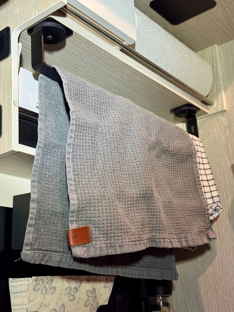 Basic magnetische Geschirr-Handtuchstange 41cm / Magnet inkl. Haftgründe zum kleben