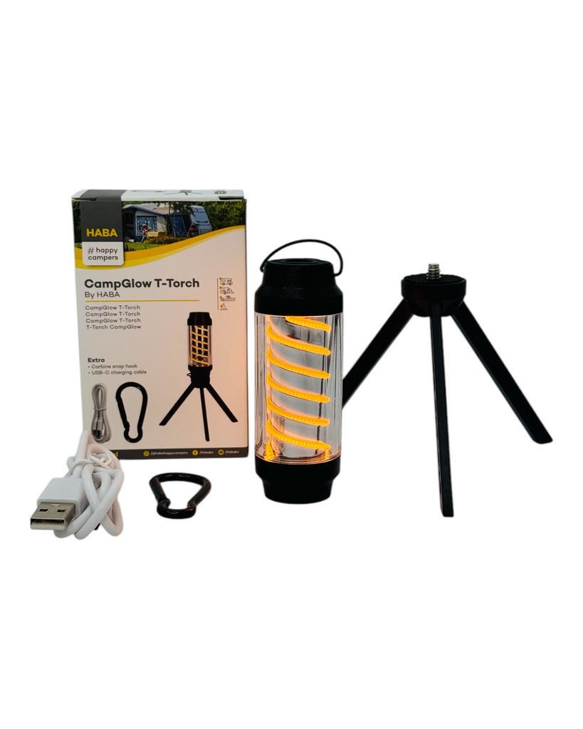 CampGlow T-Torch - die LED-Glühfaden und Taschenlampe mit 1/4"-Gewinde