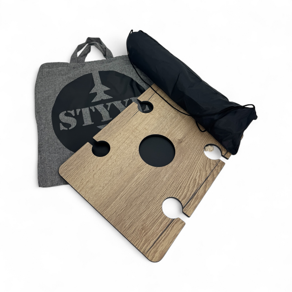 TuttY-HolztablettY – der elegante Magnet-Beistelltisch in edler Eichenoptik
