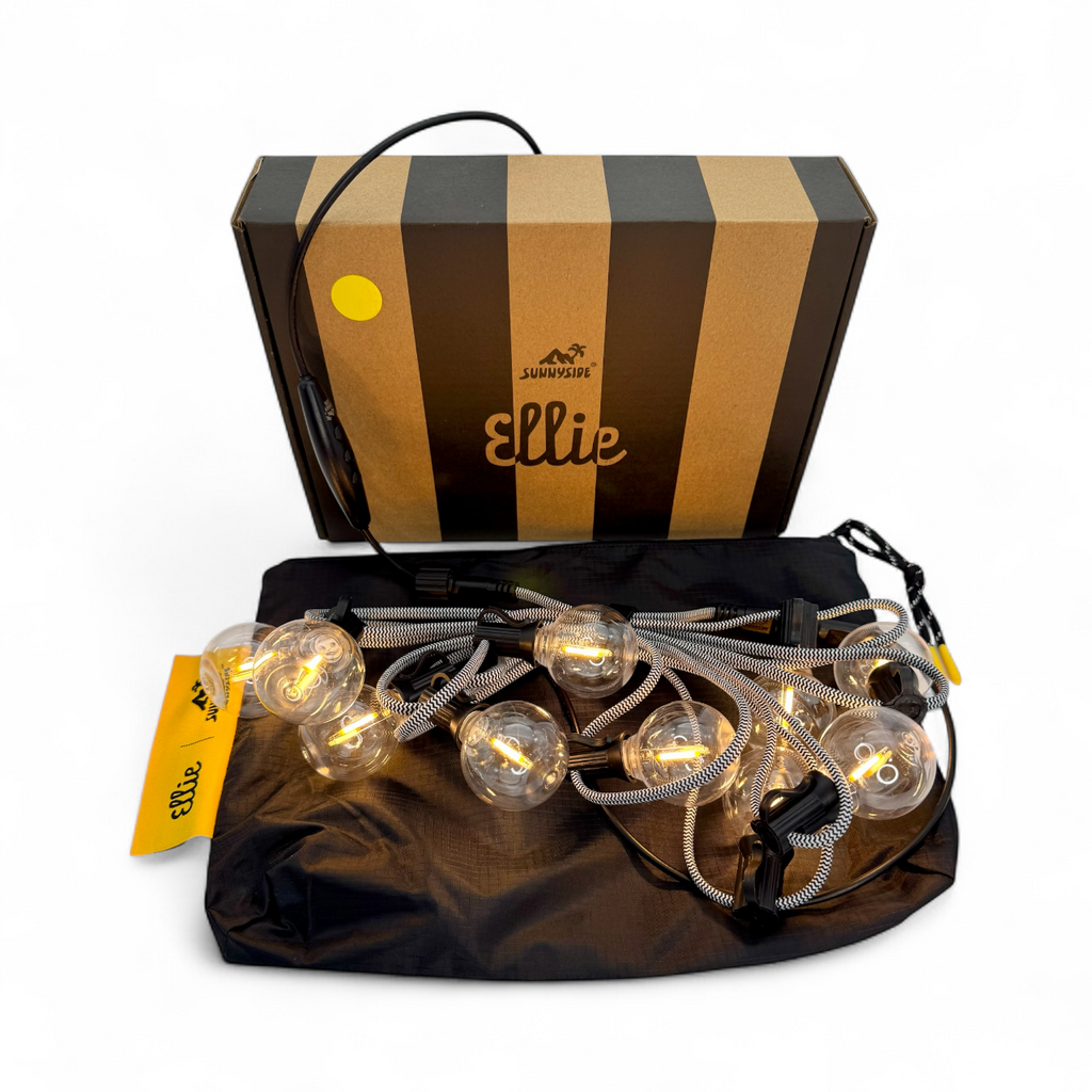 Retro Lichterkette "Ellie" - 3m - 10 Lampen - USB-C