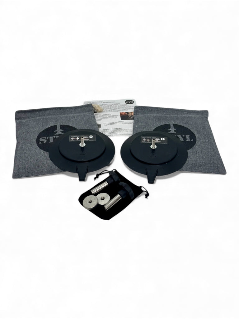 Magnethalterset für die Markisenstützfüße an Blechkarosserien für Bus, Van und Kastenwagen / optionales Zubehör