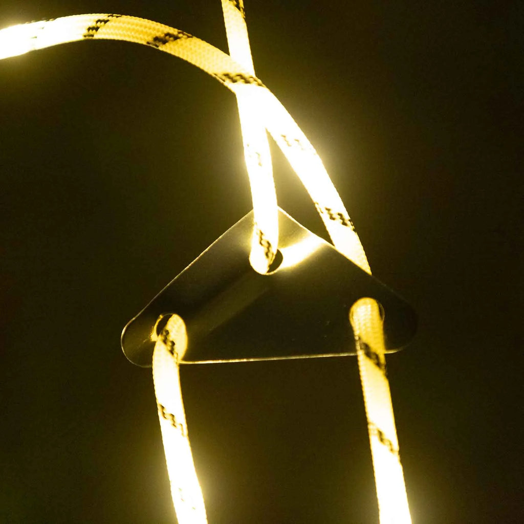Das Leuchttau /  Stoffseil mit verbauten LEDs