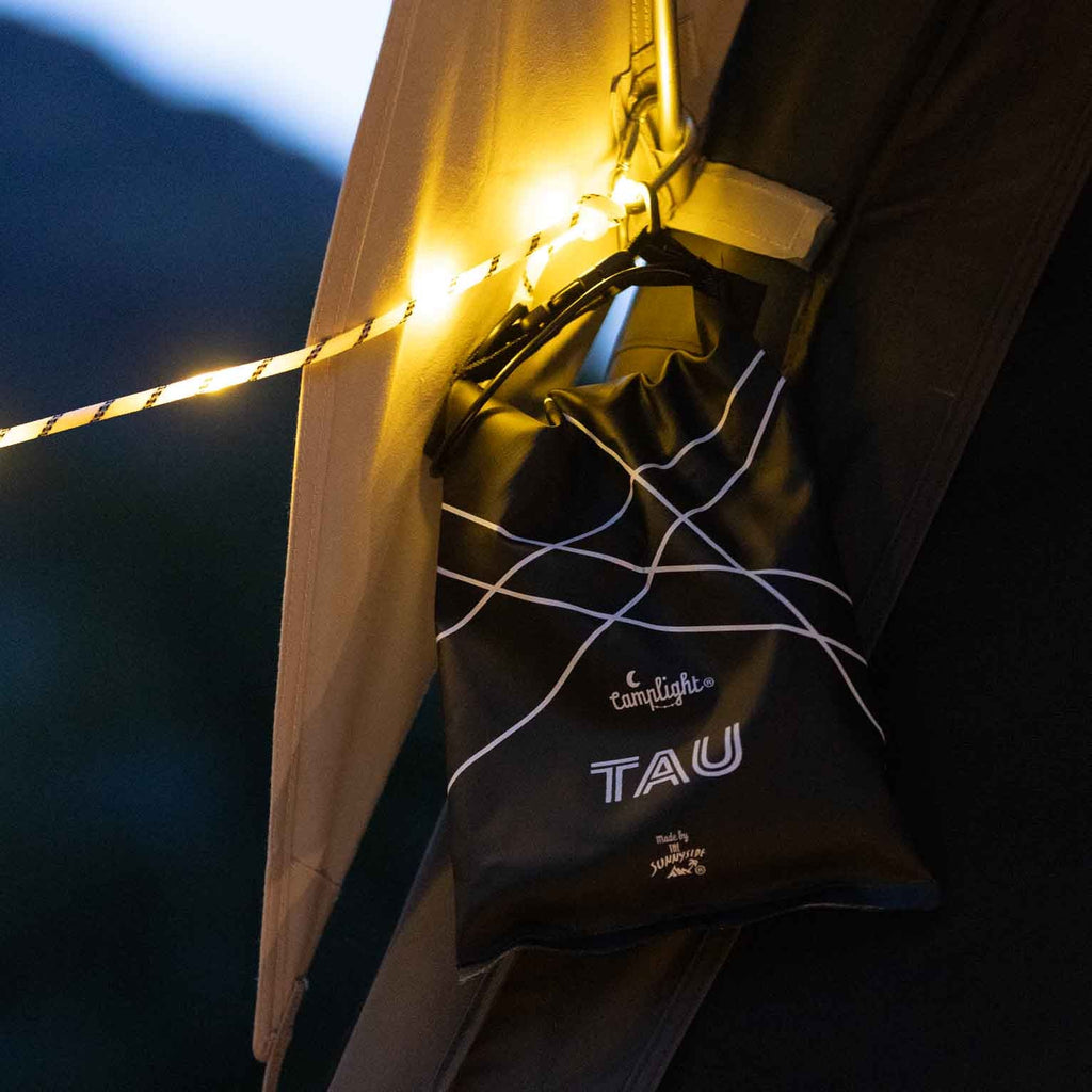 Das Leuchttau /  Stoffseil mit verbauten LEDs