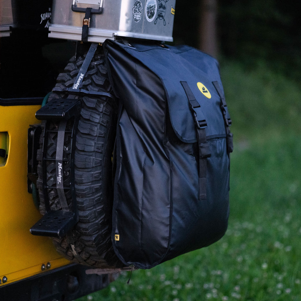 Hecktasche für Müll und Holz