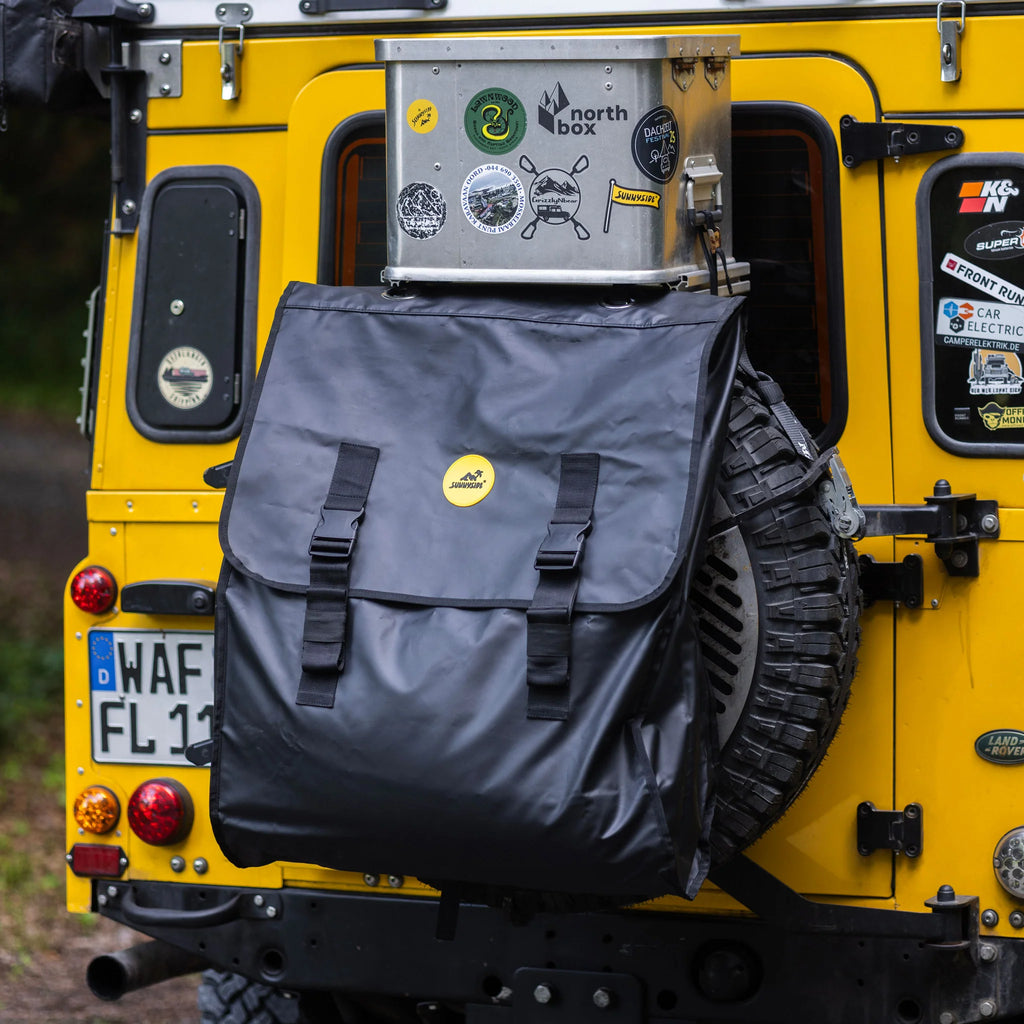 Hecktasche für Müll und Holz
