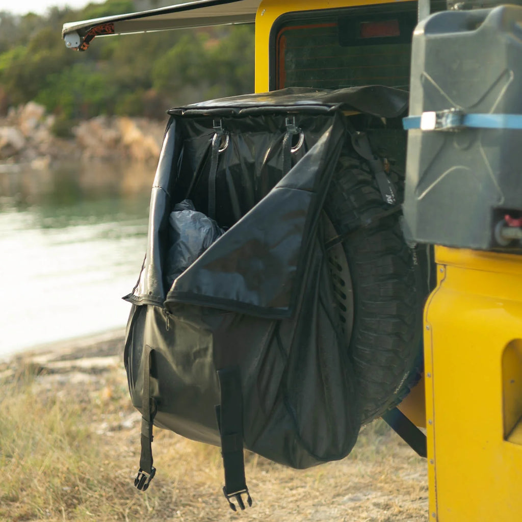 Hecktasche für Müll und Holz