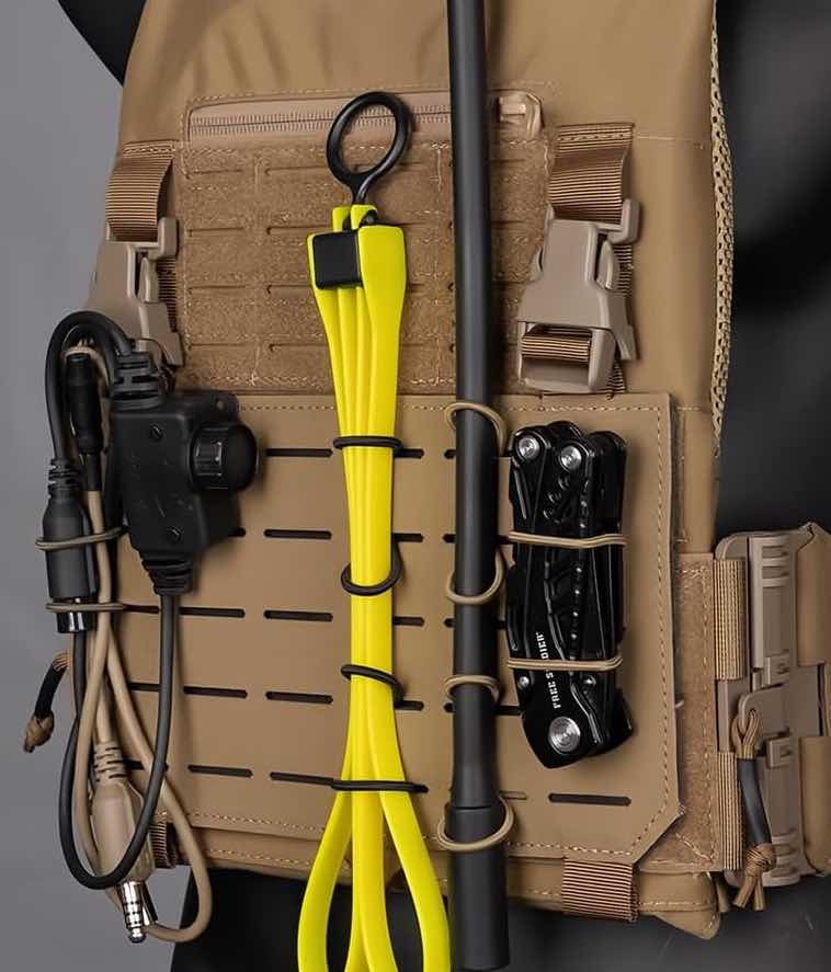 Gummischlaufe passend für Molle Bases (5 Stück)