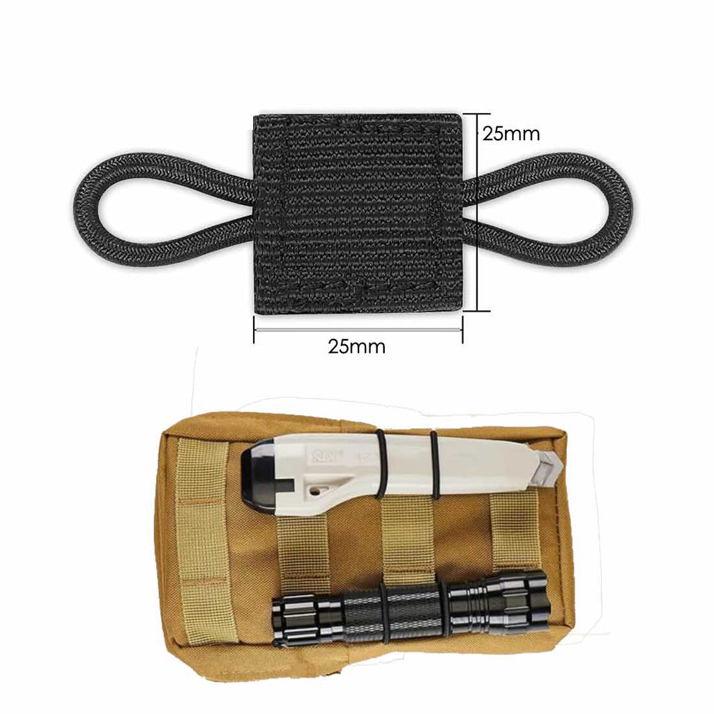 Gummischlaufe passend für Molle Bases (5 Stück)