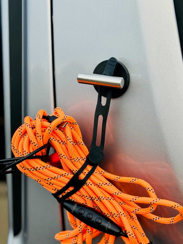 8 Stück Silikonbänder Silikonschlaufen Kabelbinder