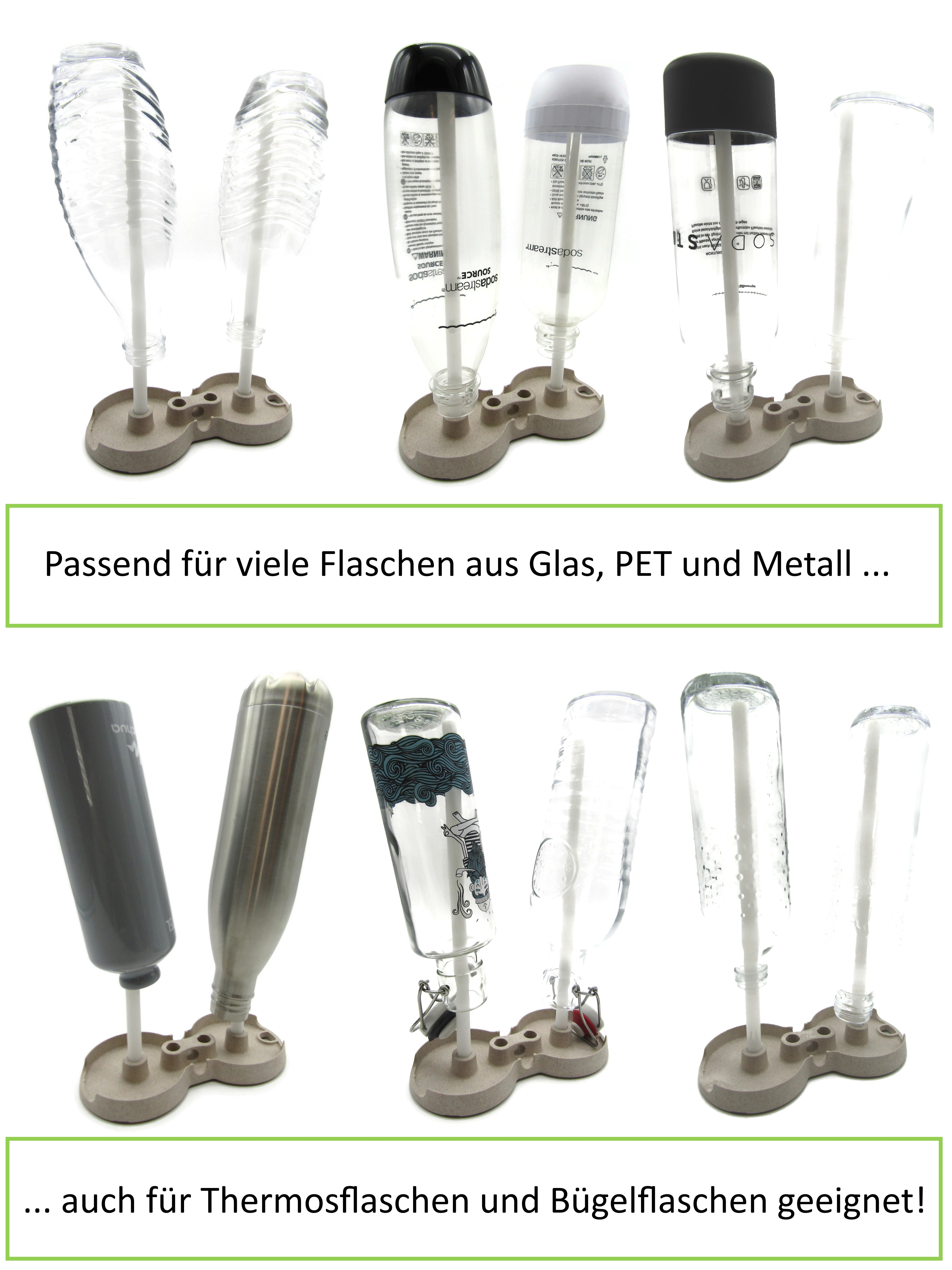 Universal Abtropfständer für Flaschen, Glaskaraffen, Decanter. Platzsp – STYYL GmbH