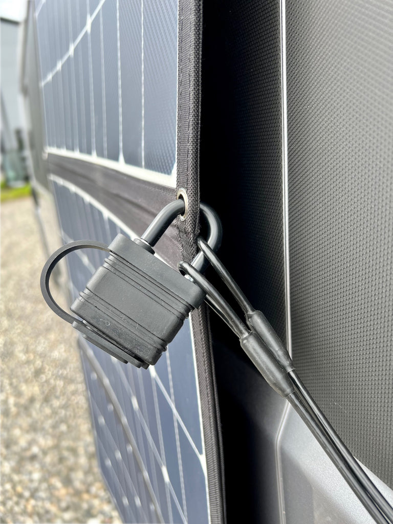 UN-Y-Lock Sicherungsseil für Solartasche, Stühle, Räder und mehr...