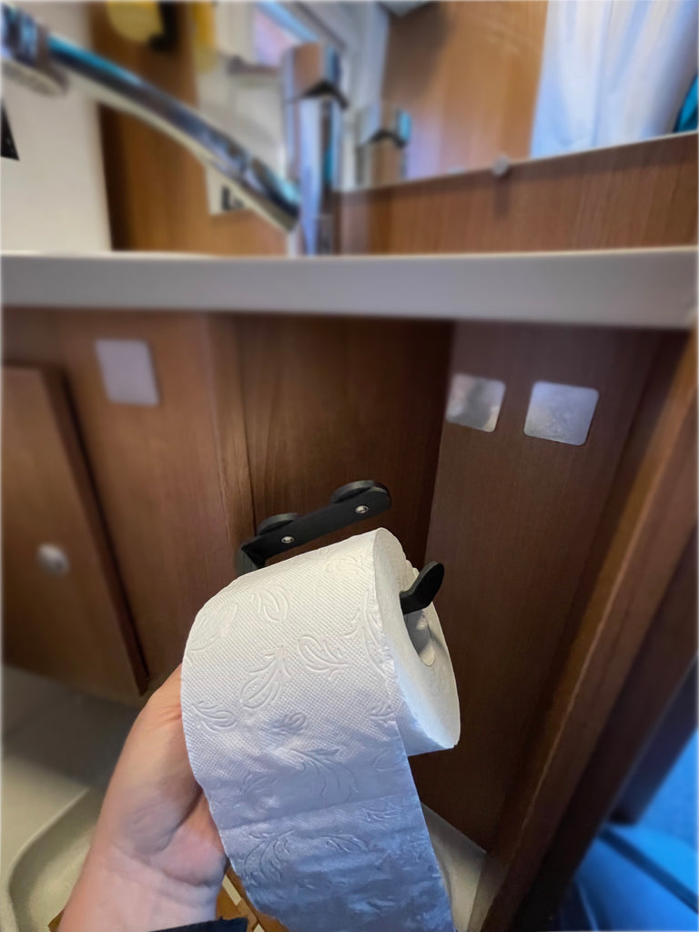 magnetischer WC-Rollenhalter mit Abrollstopper! Klopapier Toilettenpapier Halterung